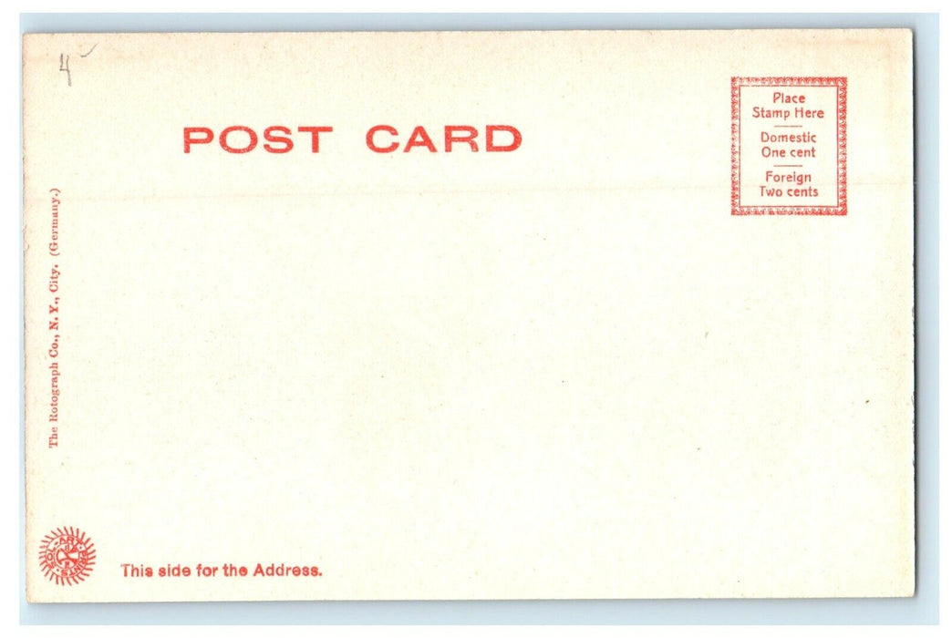c1905 The Christ Church P.E Waltham Massachusetts MA Rotograph Postcard