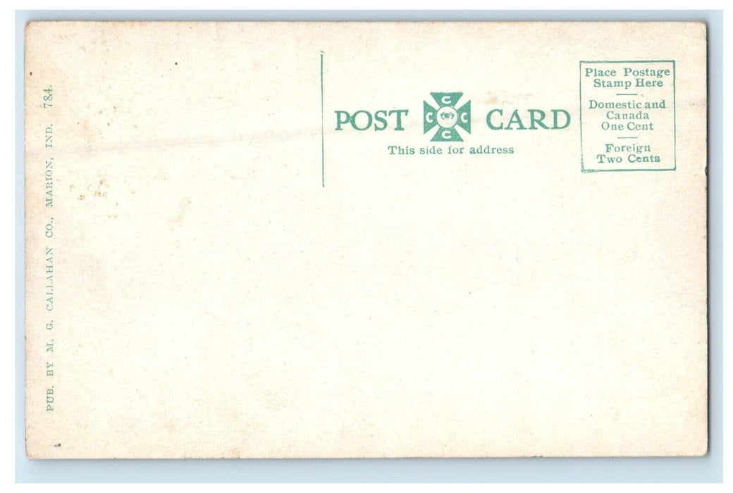c1910's Light And Water Plant Logansport Indiana IN Unposted Antique Postcard