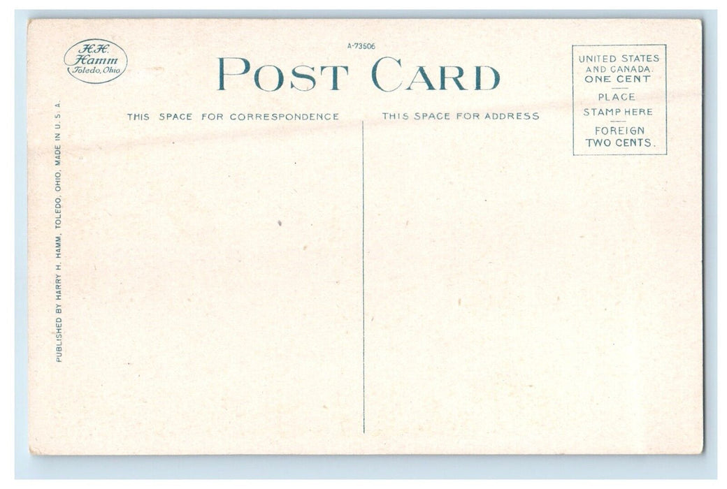 c1910's Lutheran Hospital Building Fort Wayne Indiana IN Antique Postcard