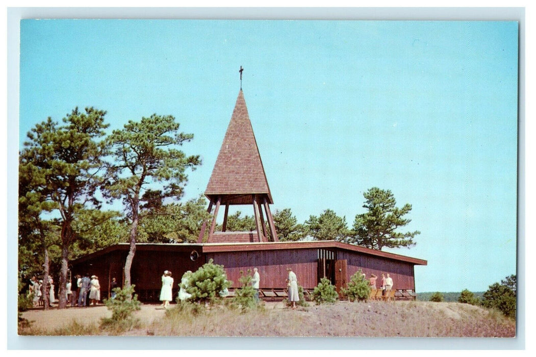 1957 Chapel of St James, Wellfleet, Massachusetts MA Vintage Postcard