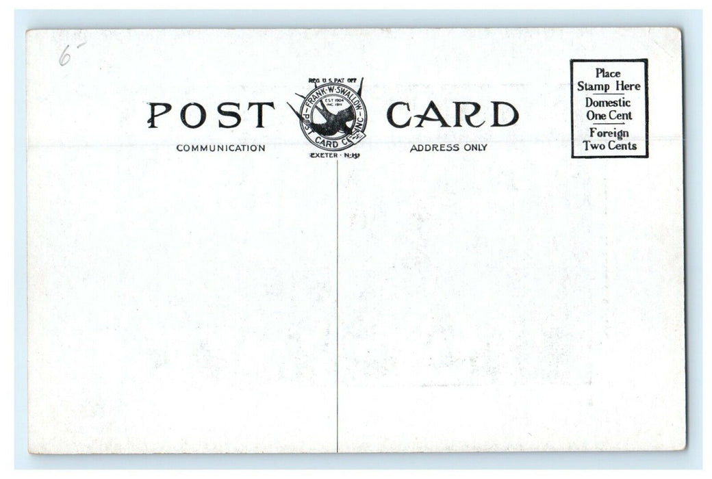 1911 Congregational Church, Townsend Massachusetts MA Antique Postcard