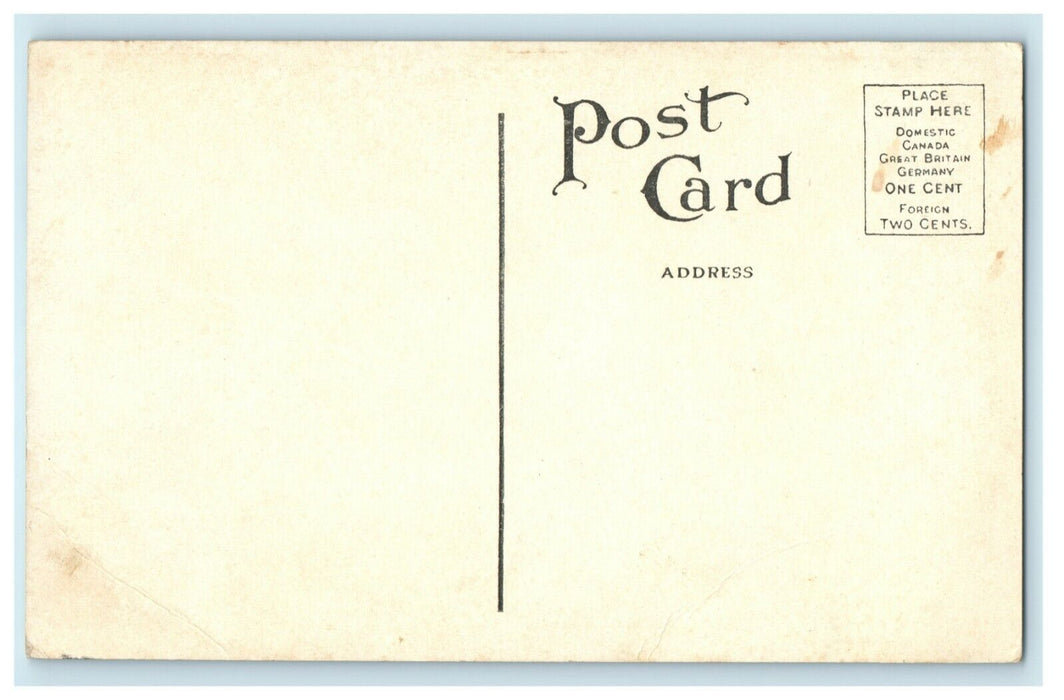 c1910 Belle Plaine Iowa IA Jumbo Artesian Well Herring Cottage Postcard