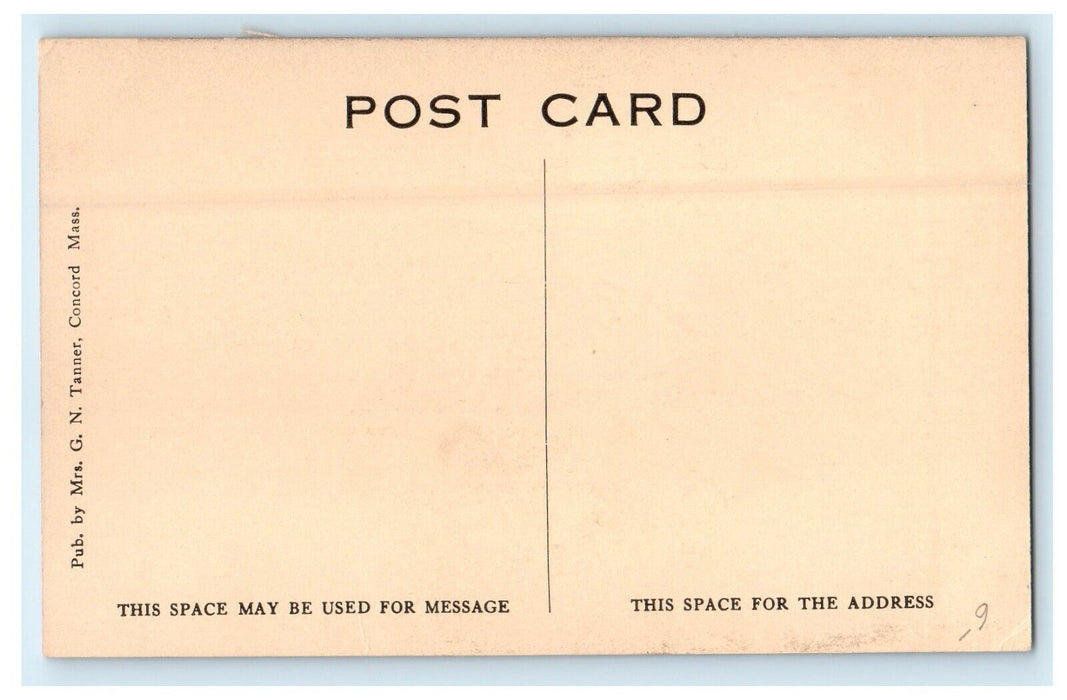 c1910 Thoreau's Home Lake Walden Massachusetts MA Unposted Antique Postcard