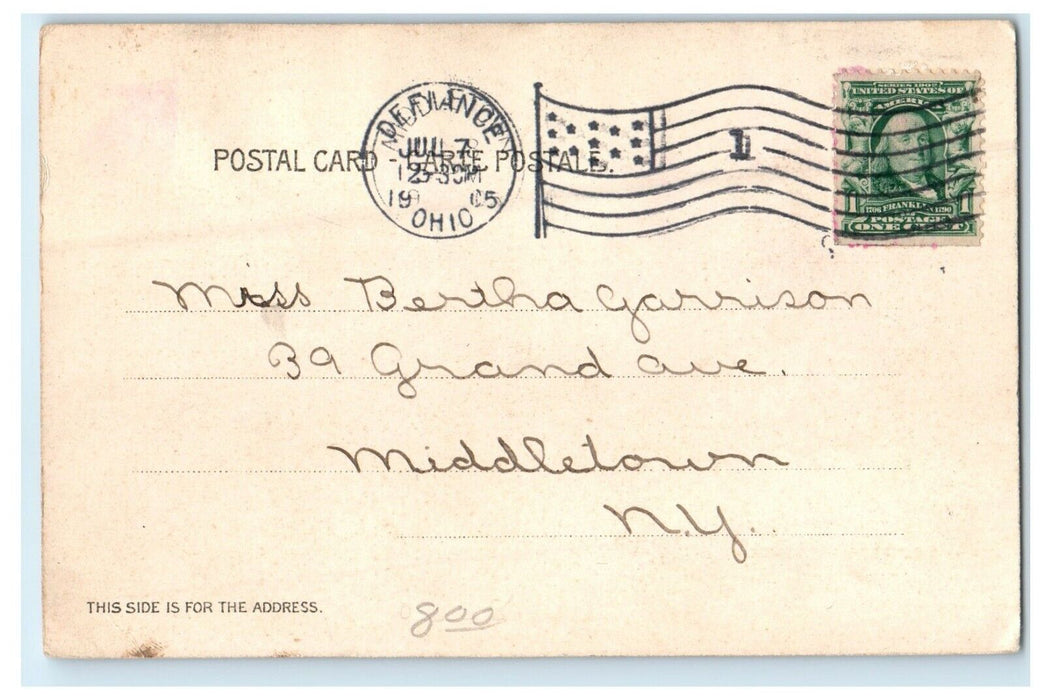1905 Arsenal Armory Statue Menard Multiview Springfield Illinois IL Postcard