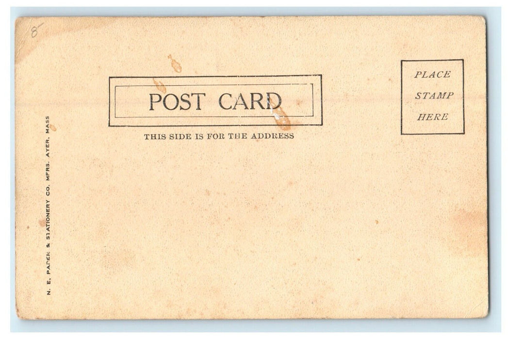 c1905 Entrance Of South Grammar School Waltham Massachusetts MA Antique Postcard