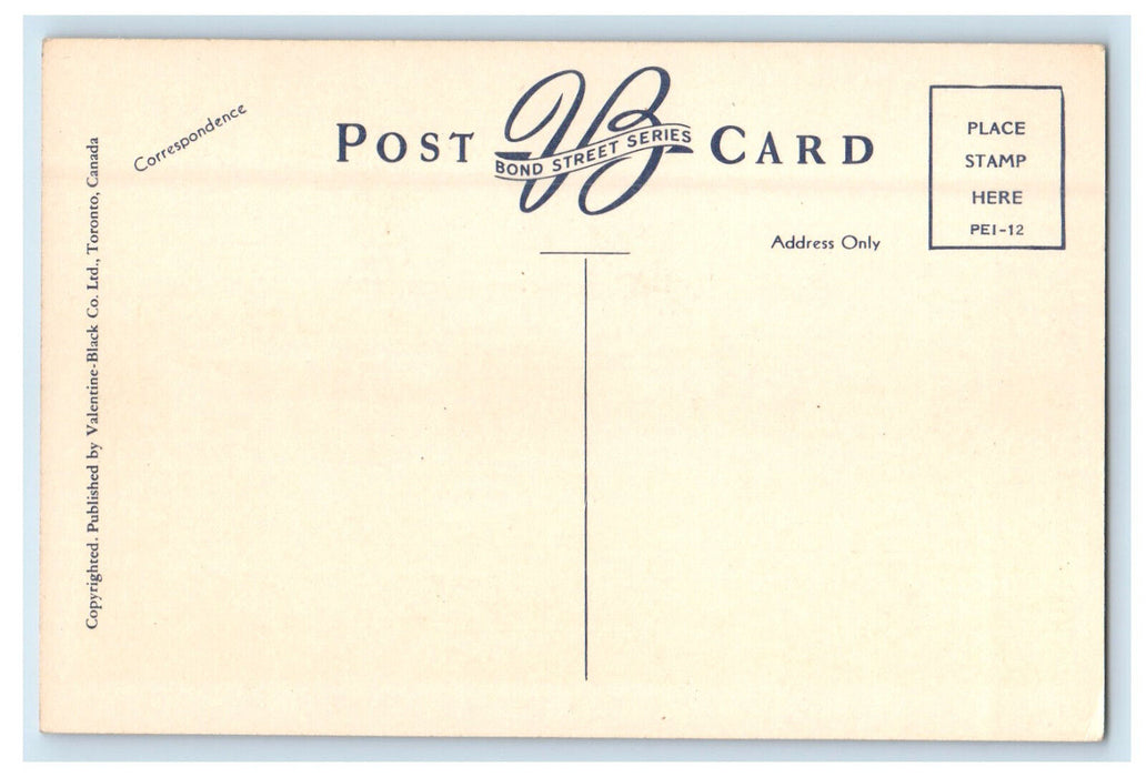 c1950s Rural Scene Cardigan Prince Edward Island Canada Unposted Postcard