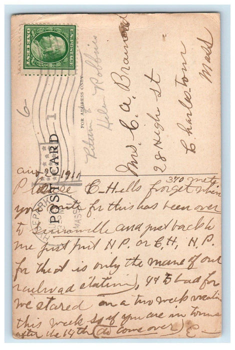 1911 Dreamwold Thomas Lawson's Farm Egypt Massachusetts MA Antique Postcard