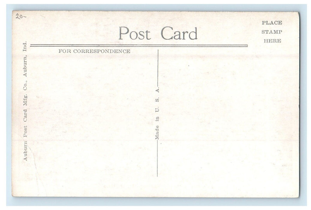A View Of Friend's Church Noblesville Indiana IN Unposted Vintage Postcard