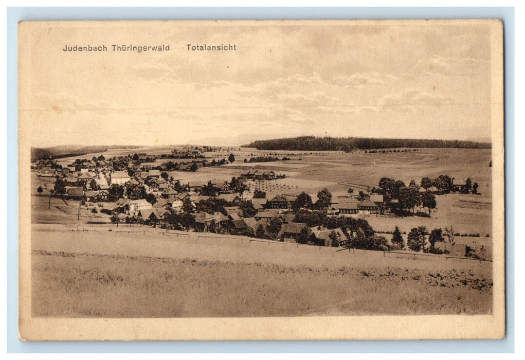 c1910 Judenbach Thuringerwald Totalansicht Thuringia Germany Postcard