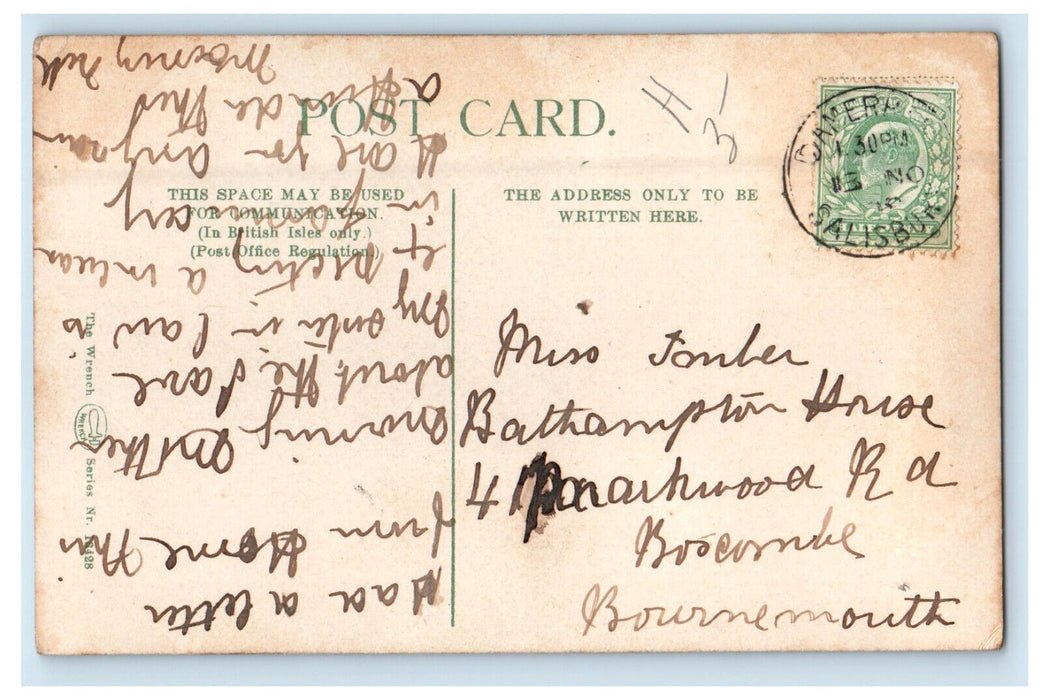c1910 The Front from Pier Sandown Isle of Wight United Kingdom UK Postcard
