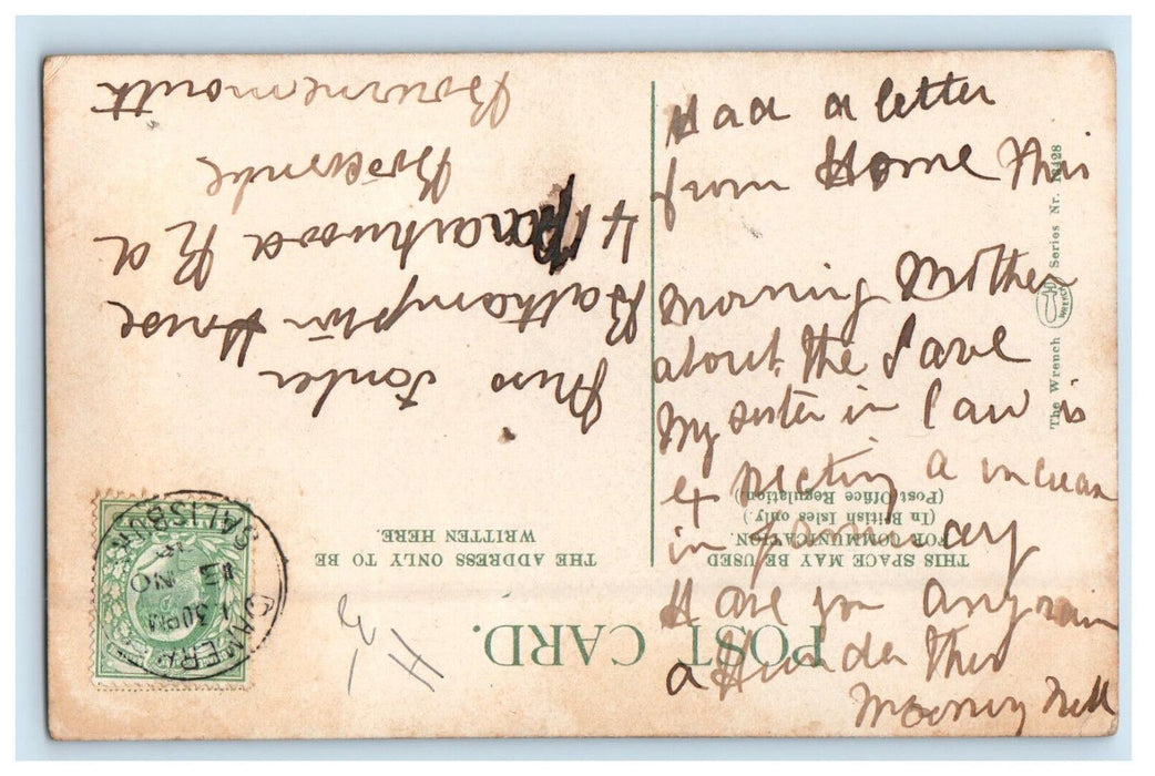 c1910 The Front from Pier Sandown Isle of Wight United Kingdom UK Postcard