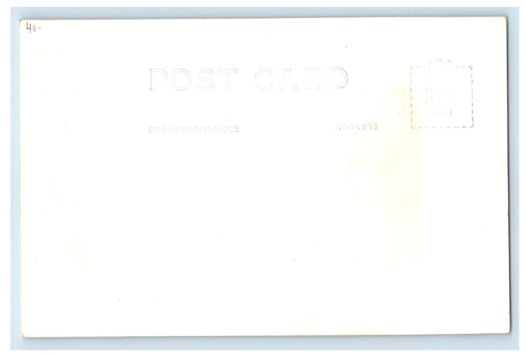 c1940's View Of Cabin Pier Vans Villa Shaker Lake Indiana IN RPPC Photo Postcard