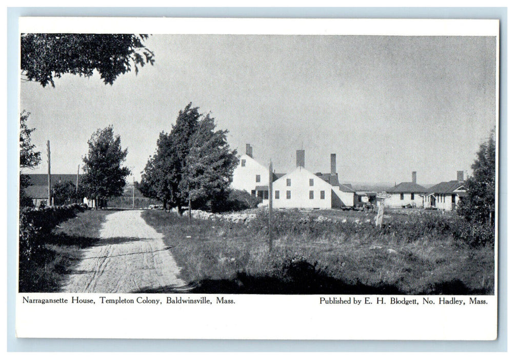 c1920 Narragansette House Baldwinsville Massachusetts MA Unposted Postcard