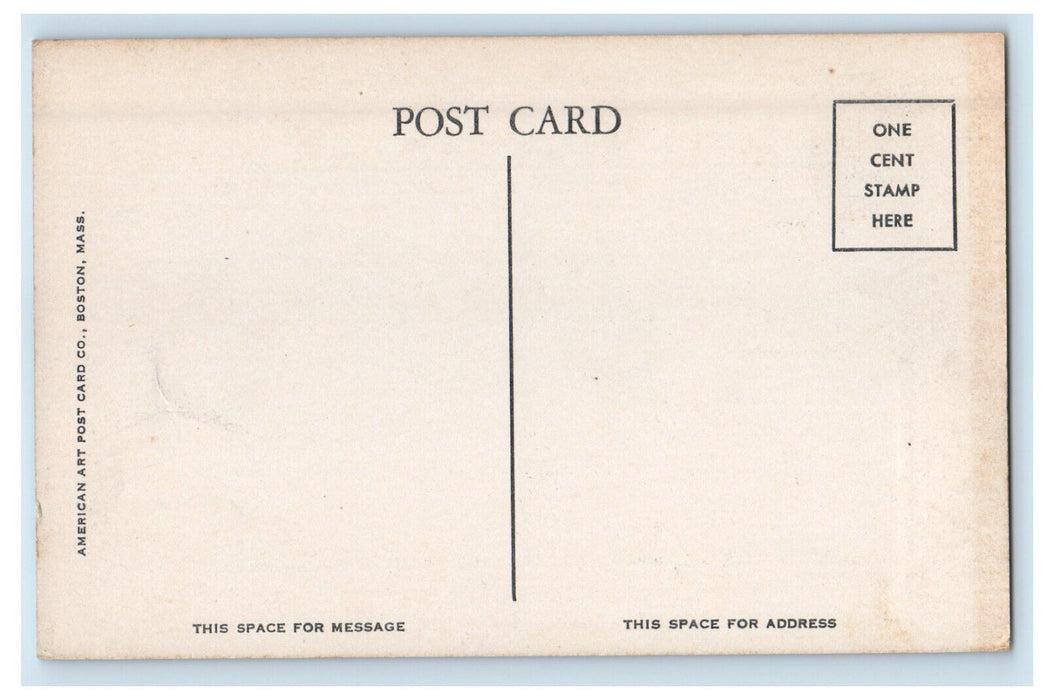 c1910 All Saints Church, Attleboro Massachusetts MA Unposted Postcard