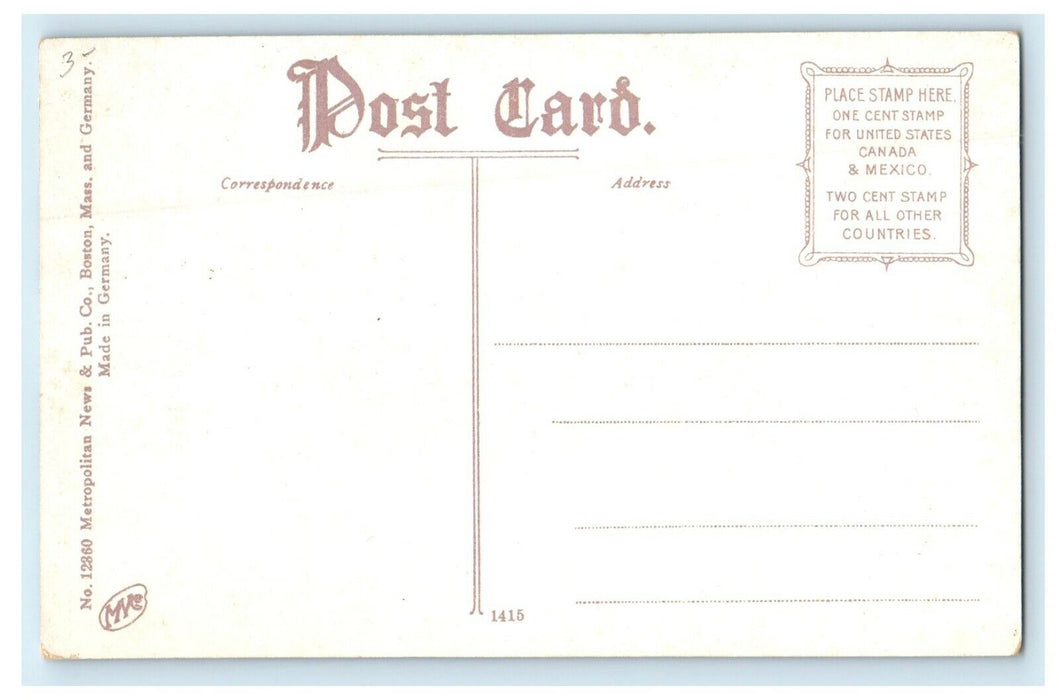 c1910 Damn At Wendell Depot Waterfall Wendell Massachusetts MA Antique Postcard