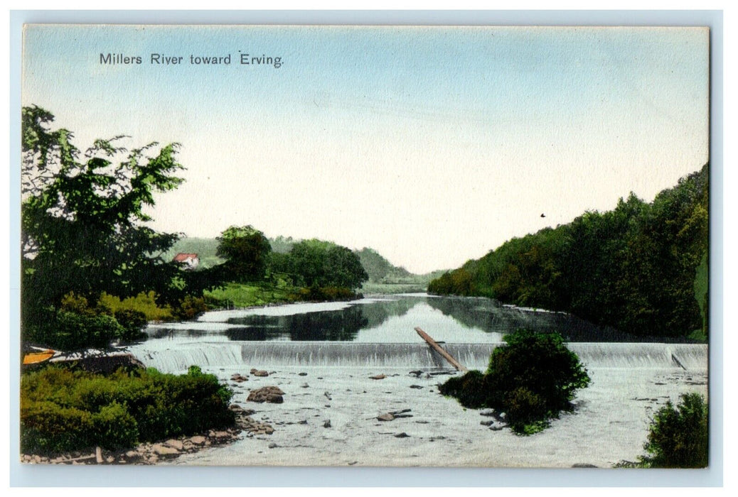 c1910's Miles River Toward Erving Orange Massachusetts MA Antique Postcard
