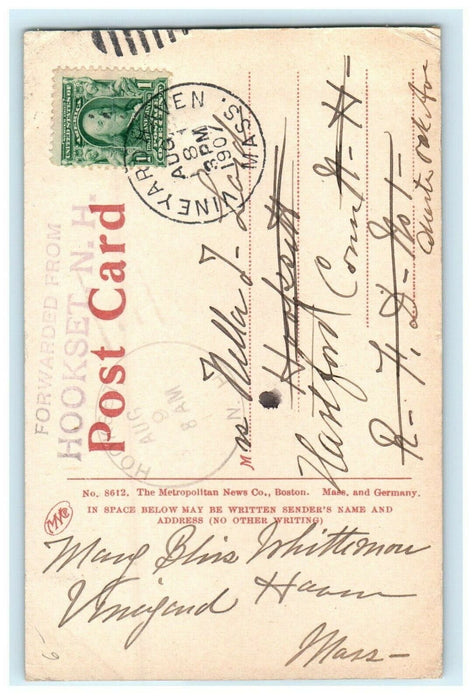 1907 Tashmoo Lake, Martha's Vineyard Haven, Massachusetts MA Antique Postcard