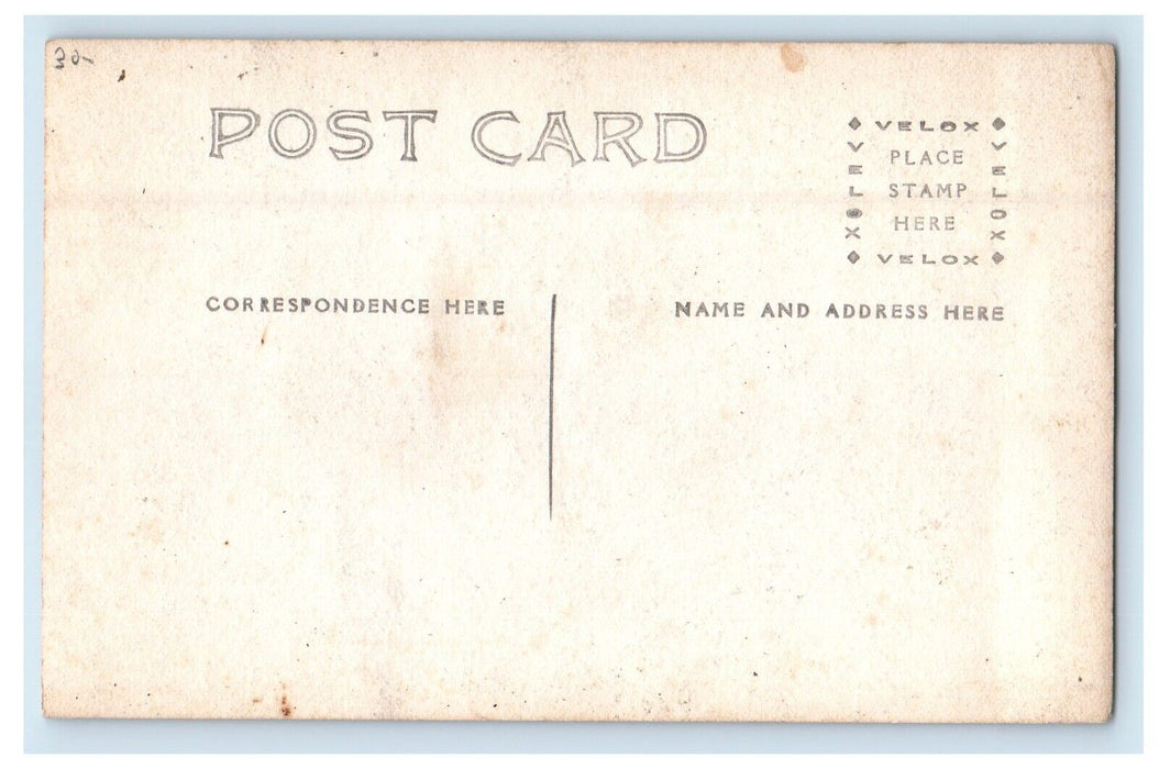 c1910's Christian Church Tipton Indiana IN RPPC Photo Unposted Antique Postcard