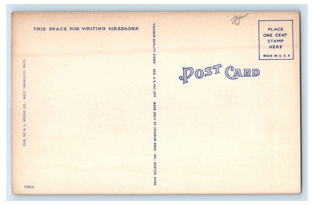 c1940's St. Margaret's R.C Church Buzzards Bay Massachusetts MA Vintage Postcard