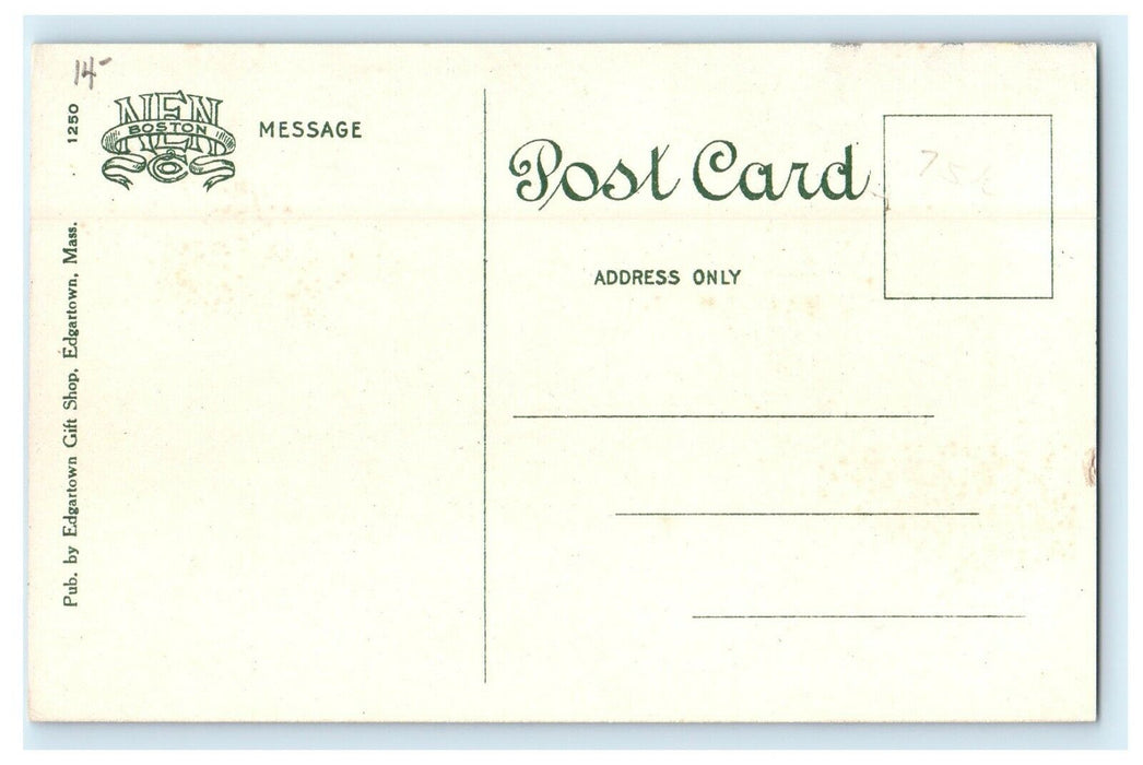 1911 Main Street Looking North Martha's Vineyard Haven Massachusetts MA Postcard