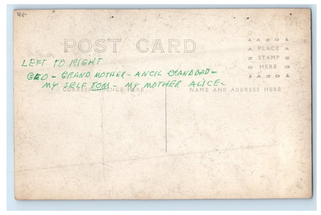 c1910's The Elliot Cottage Crooked Lake Indiana IN RPPC Photo Antique Postcard