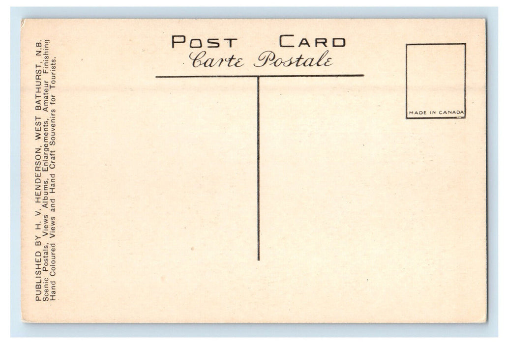 c1910 A Typical Gaspesie Ox Cart Quebec Canada Unposted Postcard