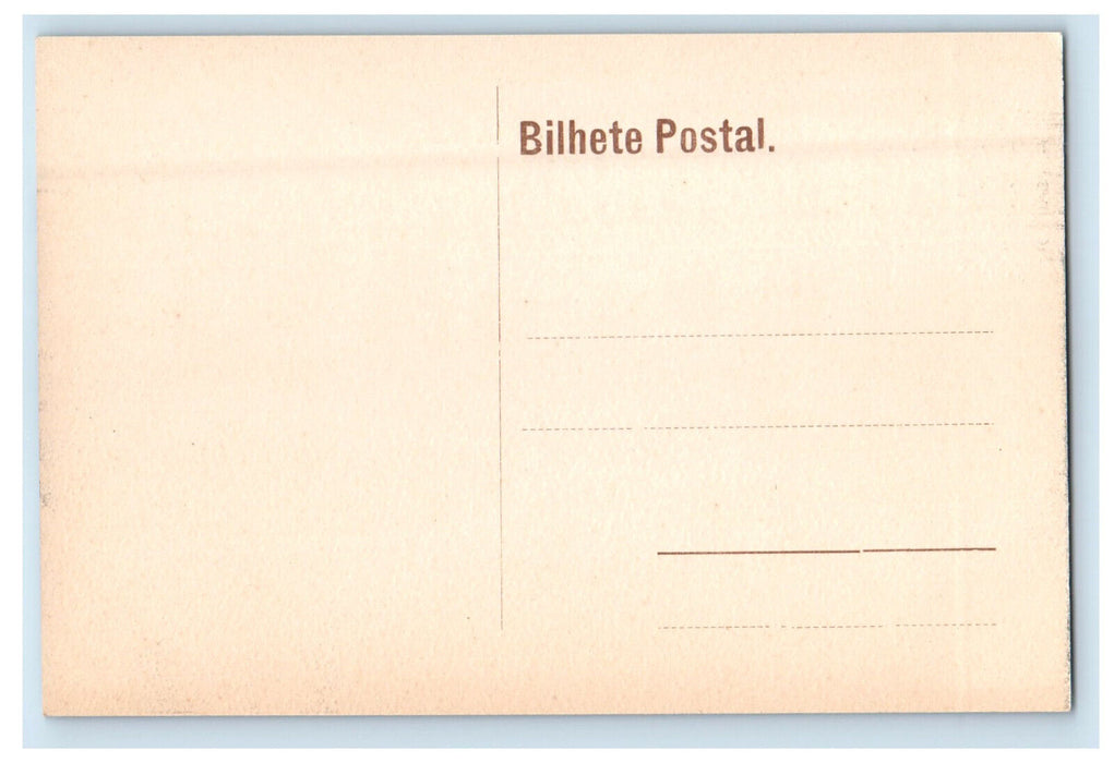 c1910 Praca 5 De Outubro P Delgada Azores Portugal Unposted Antique Postcard