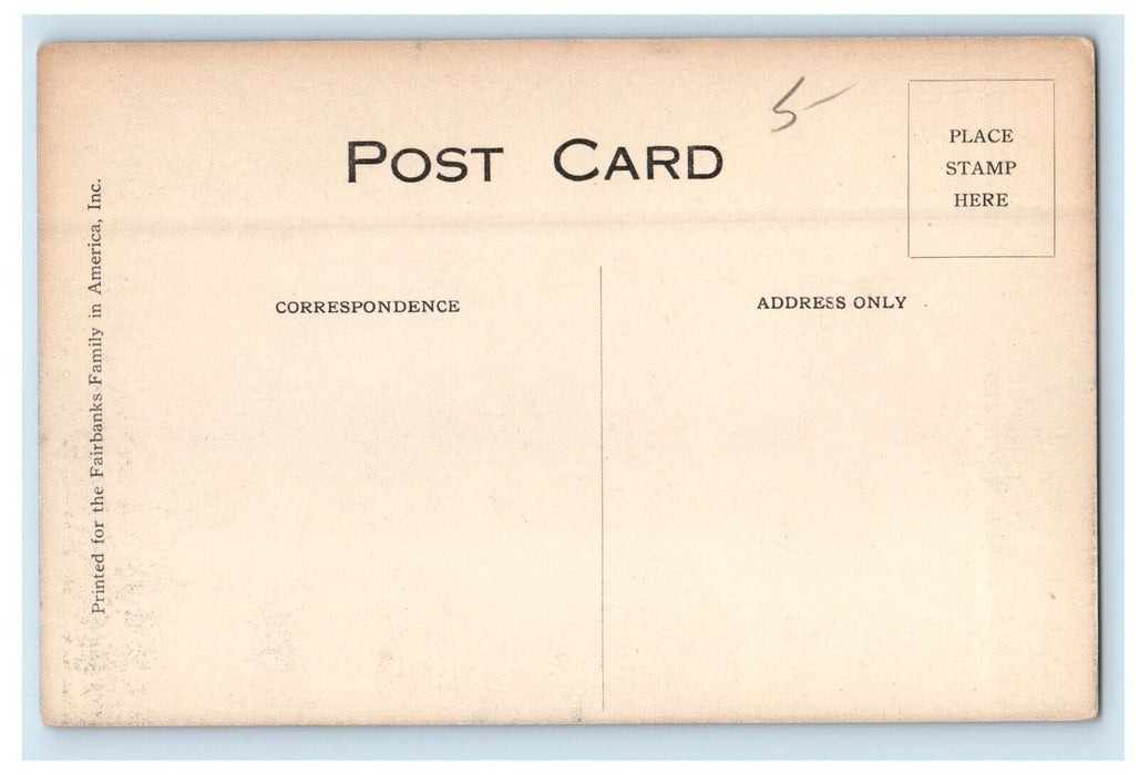 c1910's Fairbanks House Built 1636 Dedham Massachusetts MA Antique Postcard