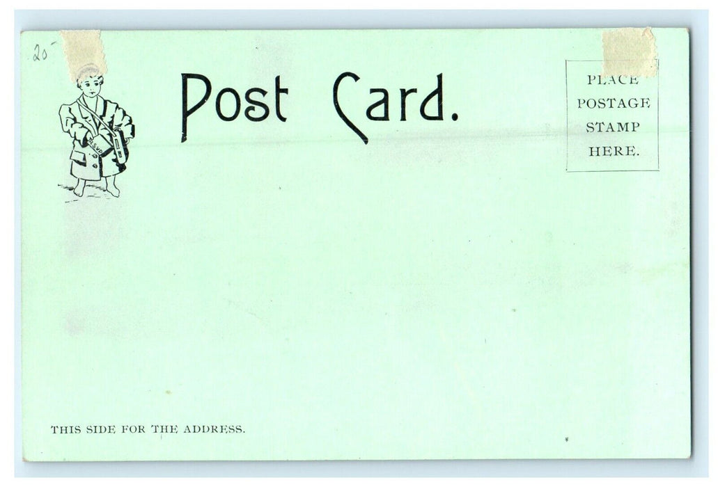 1905 Sailors Free Reading Room Martha's Vineyard Haven Massachusetts MA Postcard