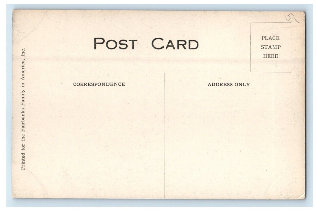 Fairbanks House Winter Snow Dedham Massachusetts MA, Built 1636 Postcard