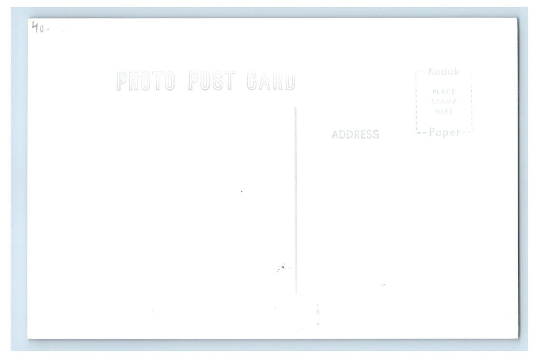1985 Conrail Depot Station Train Converse Indiana IN RPPC Photo Vintage Postcard