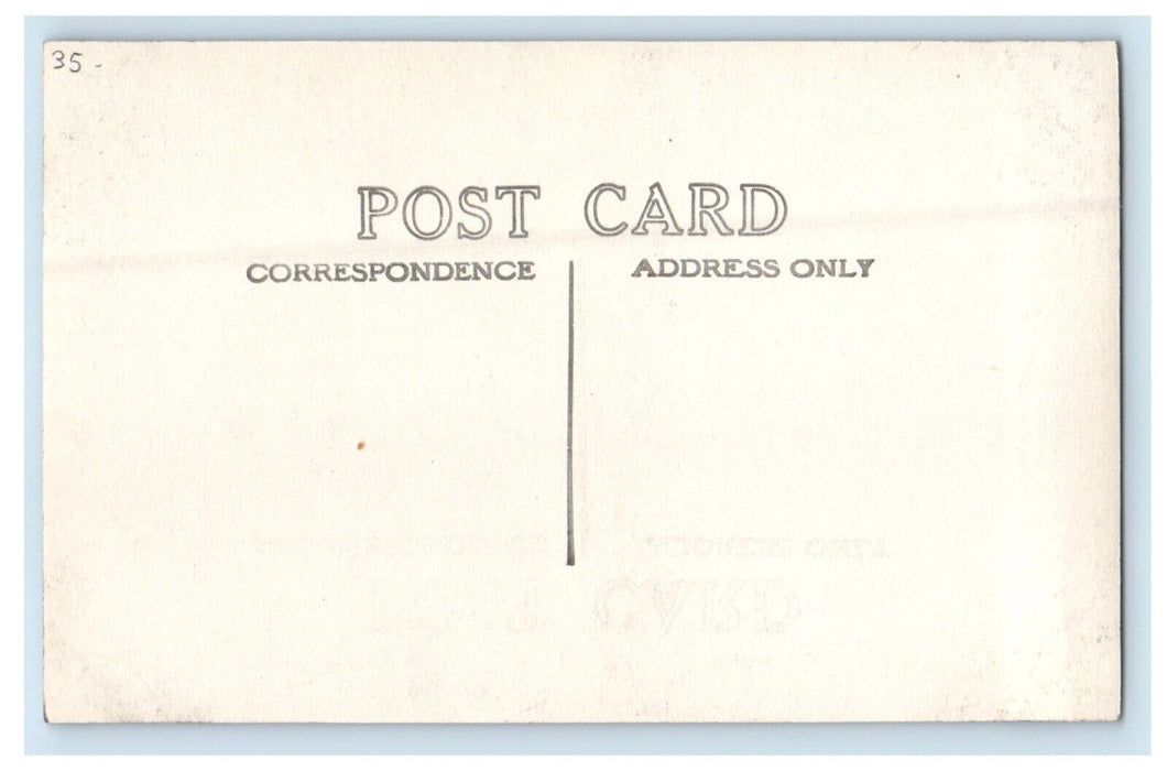c1910's Washington County Court House Salem Indiana IN RPPC Photo Postcard