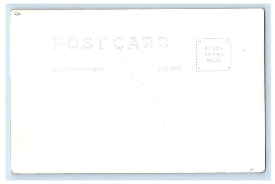 c1940's Bird's Eye View Of Littleville Chesterton Indiana IN RPPC Photo Postcard