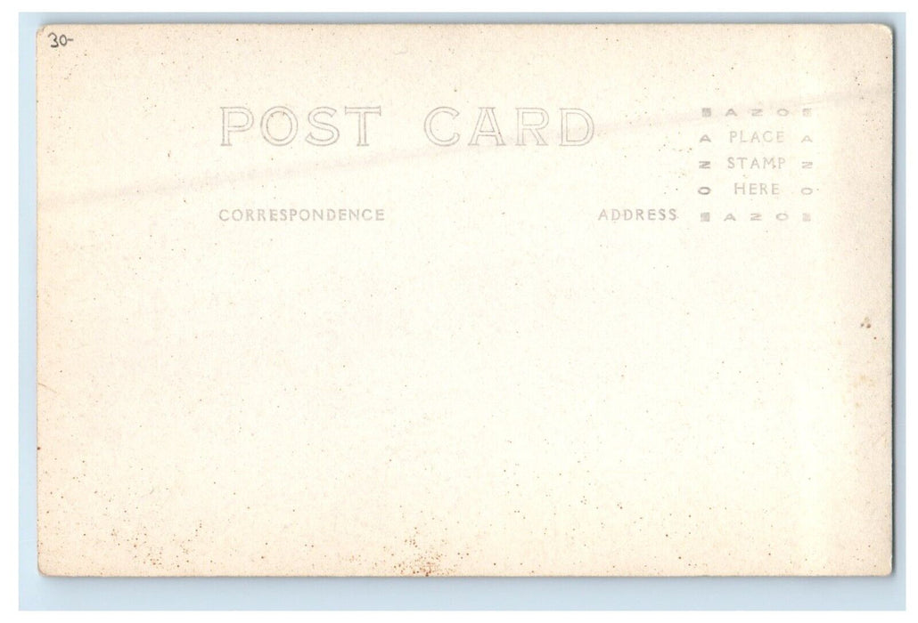c1930's Oakdale Dam Monticello Indiana IN RPPC Photo Unposted Vintage Postcard