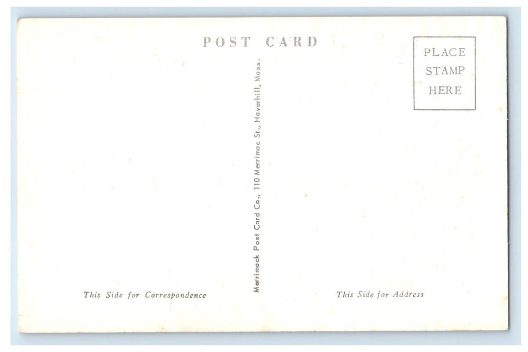 Church Of The Holy Trinity Greenfield Massachusetts MA Unposted Vintage Postcard