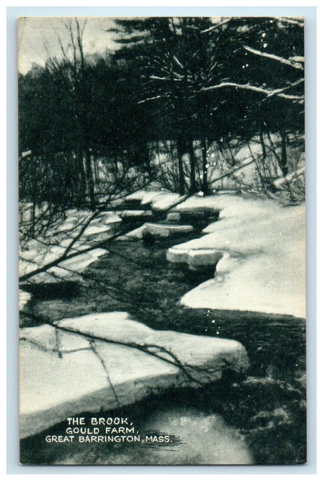 The Brook Gould Farm Great Barrington Massachusetts MA Unposted Vintage Postcard