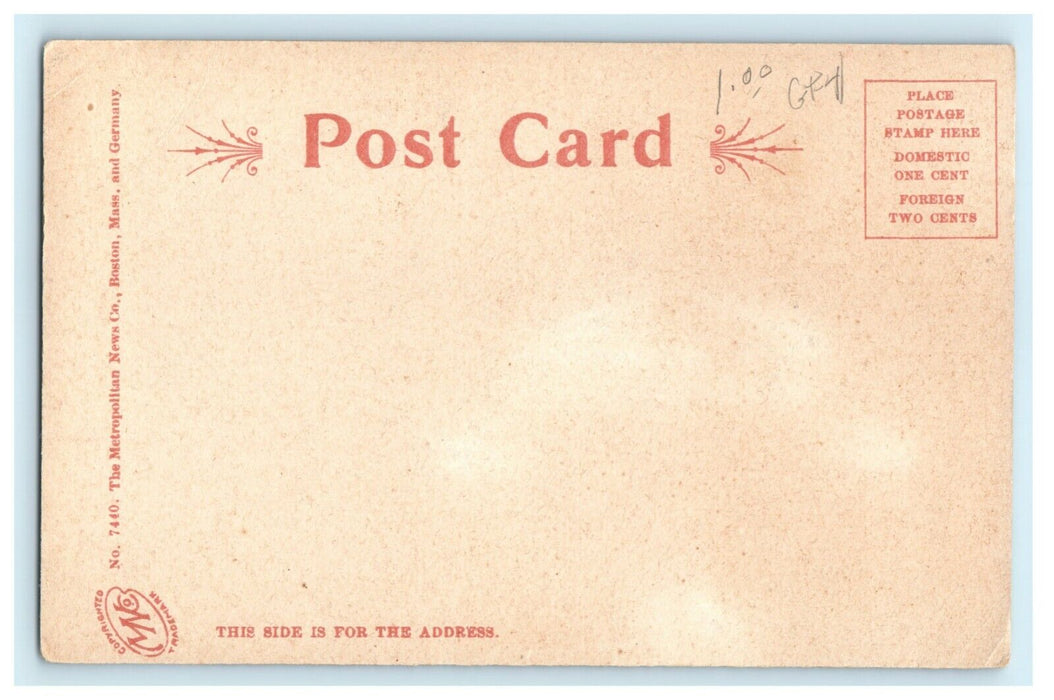 1905 Redwood Library Bellevue Avenue Newport Rhode Island RI Postcard