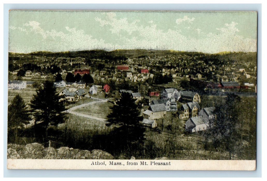c1910 From Mount Pleasant Athol Massachusetts MA Unposted Antique Postcard