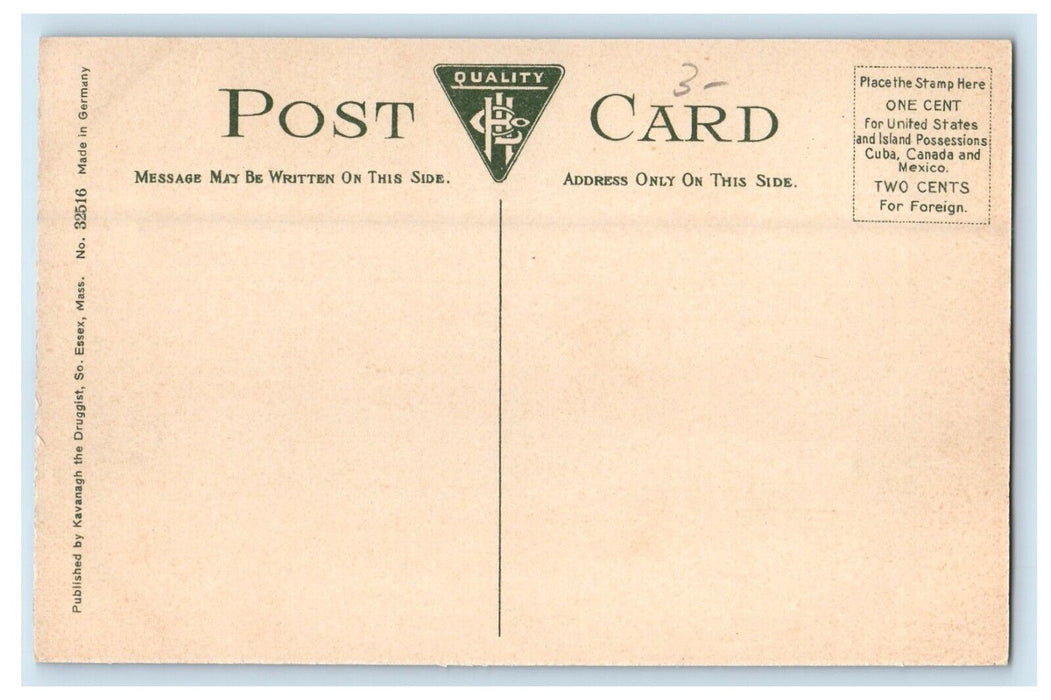 c1910's A View Of Conomo Point Essex Massachusetts MA Unposted Antique Postcard