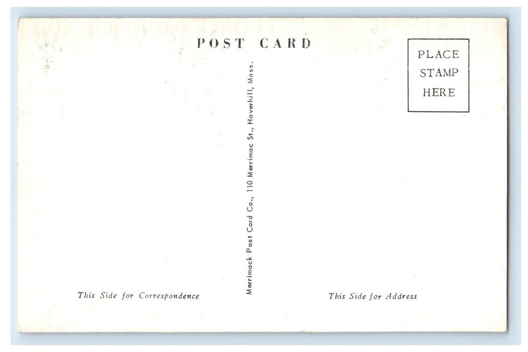 View Of Main Street Facing West Cars Greenfield Massachusetts MA Postcard