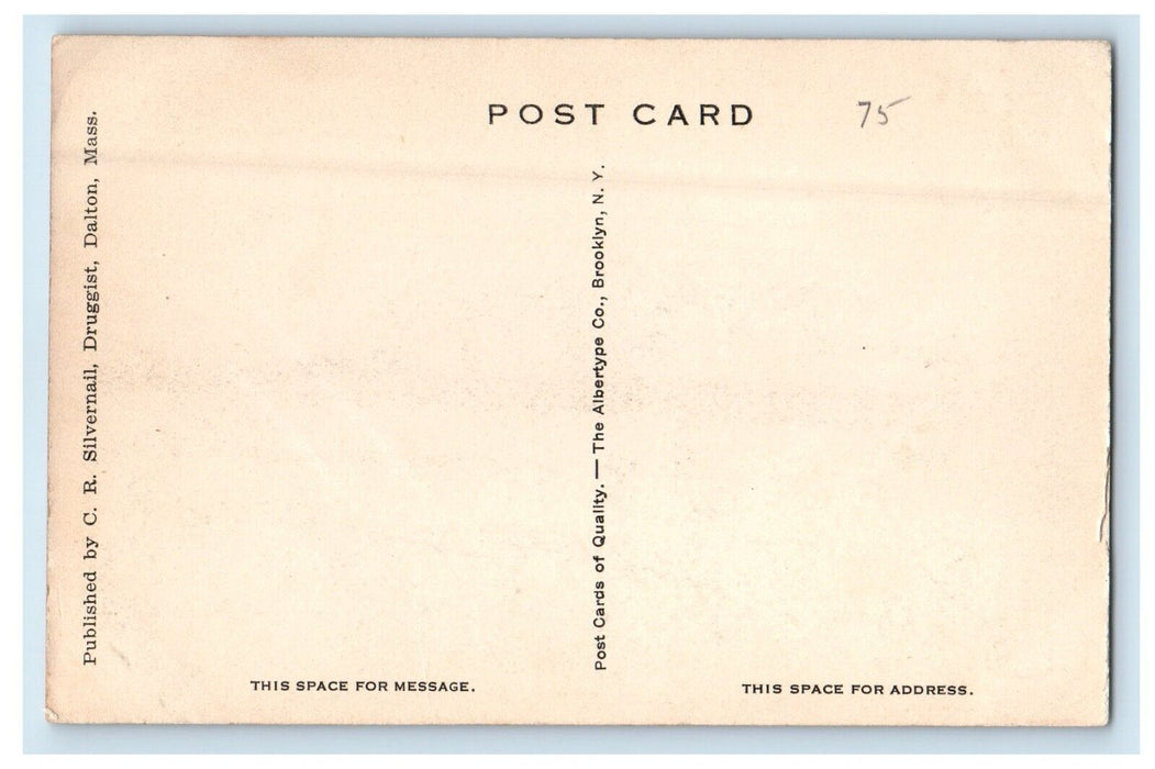Residence Of Mr. W. M. Crane Jr. House Dalton Massachusetts MA Vintage Postcard