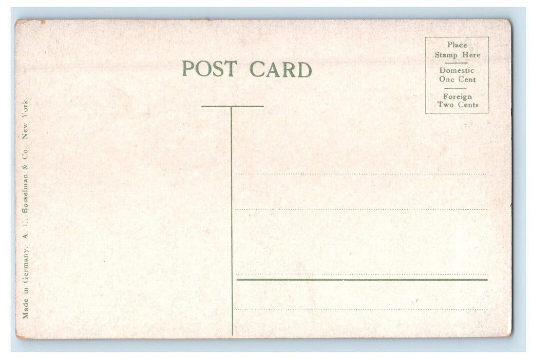 c1910 St. John's Church Attleboro Massachusetts MA AC Bosselman Postcard