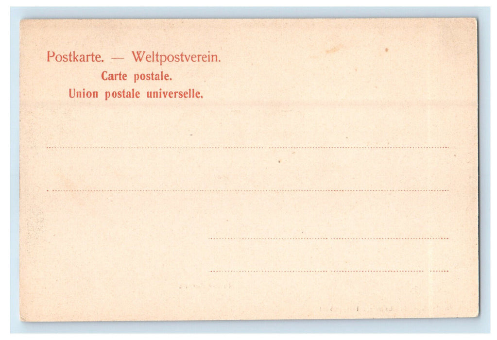c1910 Ships Scene, An Der Parnitz I. Stettin Germany Unposted Postcard
