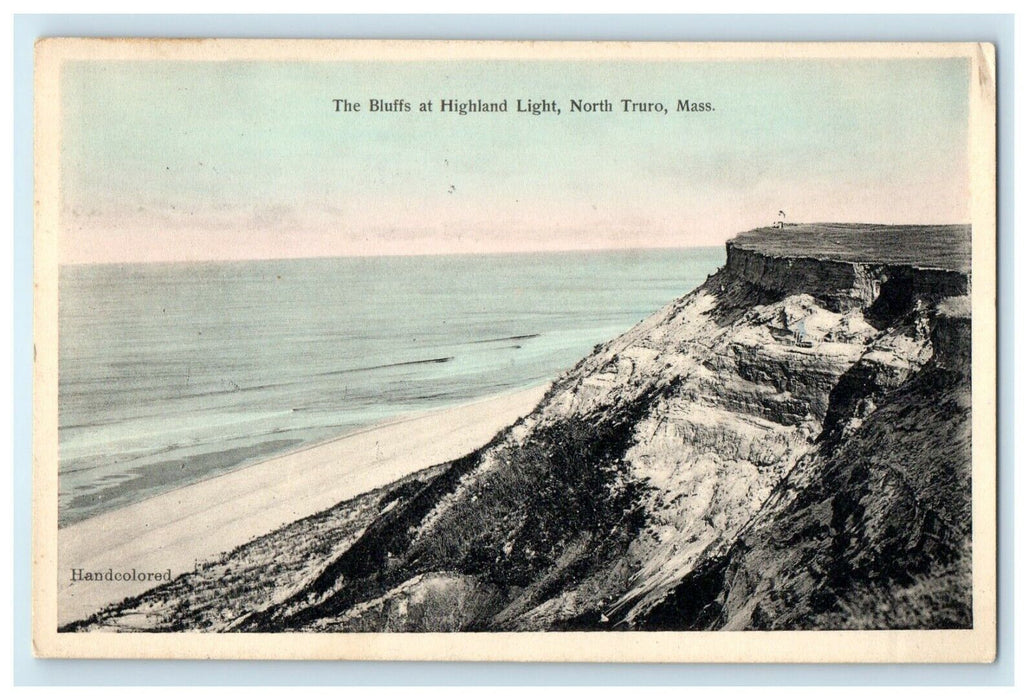 c1910 The Bluffs Highland Light North Truro Massachusetts MA Antique Postcard