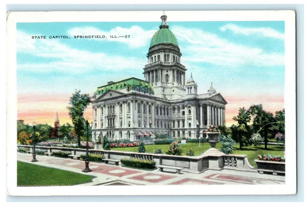 State Capitol Springfield Illinois Postcard