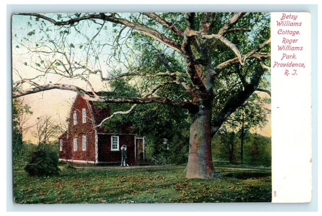 c1905 Betsy Cottage Roger Williams Park Providence Rhode Island RI Postcard