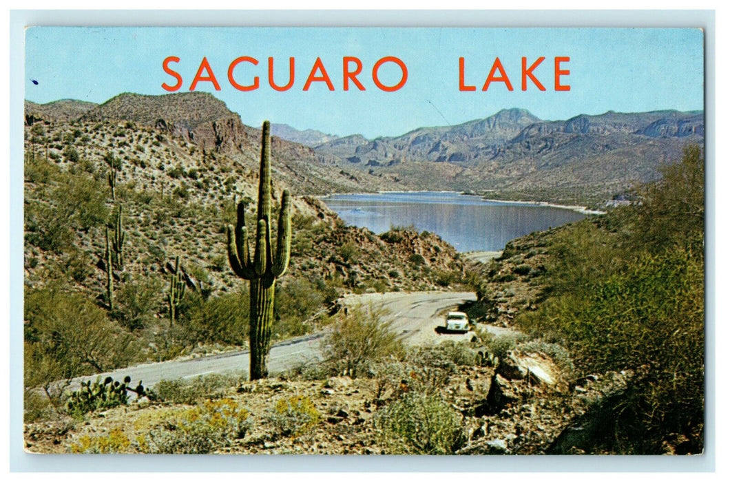 c1960's Saguaro Lake Canyon Apache Trail Phoenix Arizona AZ Postcard