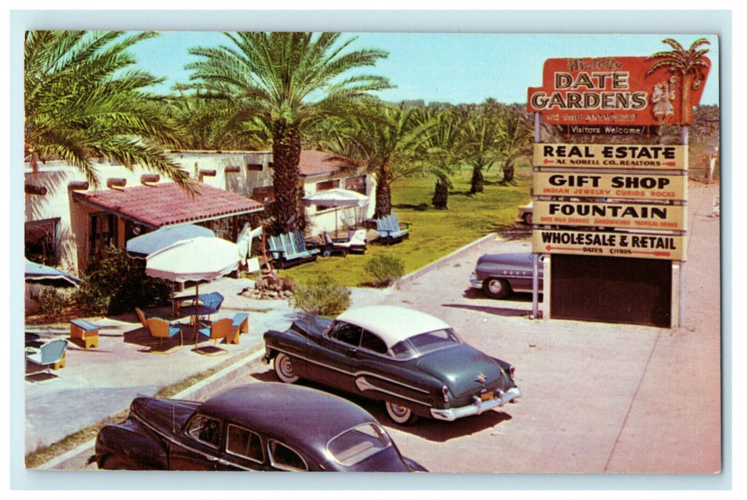 c1950's Hi-Jolly Date Gardens Citrus Groves Mesa Arizona AZ Postcard