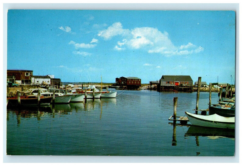 1950 Barnstable Harbor, Barnstable, Cape Cod, Massachusetts MA Postcard