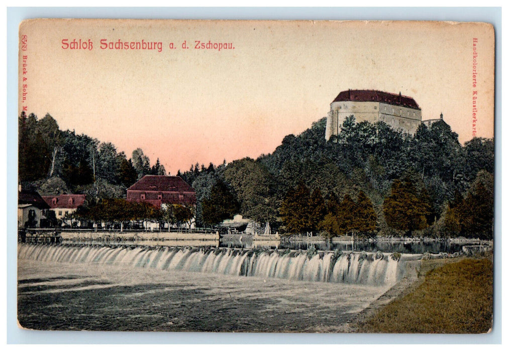 c1910 Schlok Sachsenburg a. d. Zschopau Austria Unposted Postcard